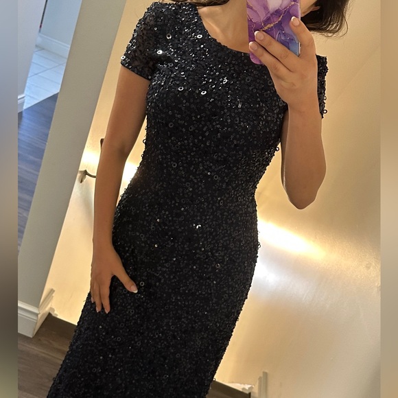 Adrianna Papell Short Sleeve Dress Size 2Petite - Picture 8 of 10